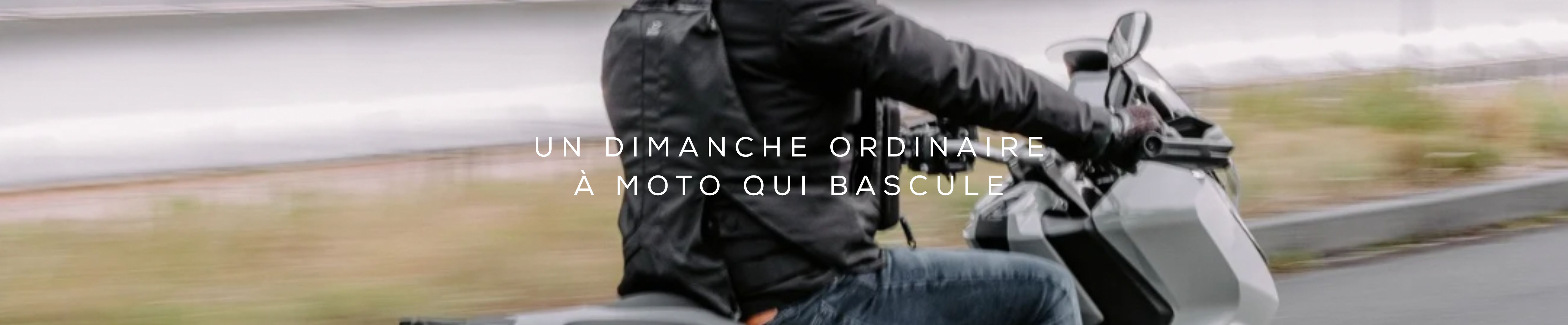 Un dimanche ordinaire à moto qui bascule