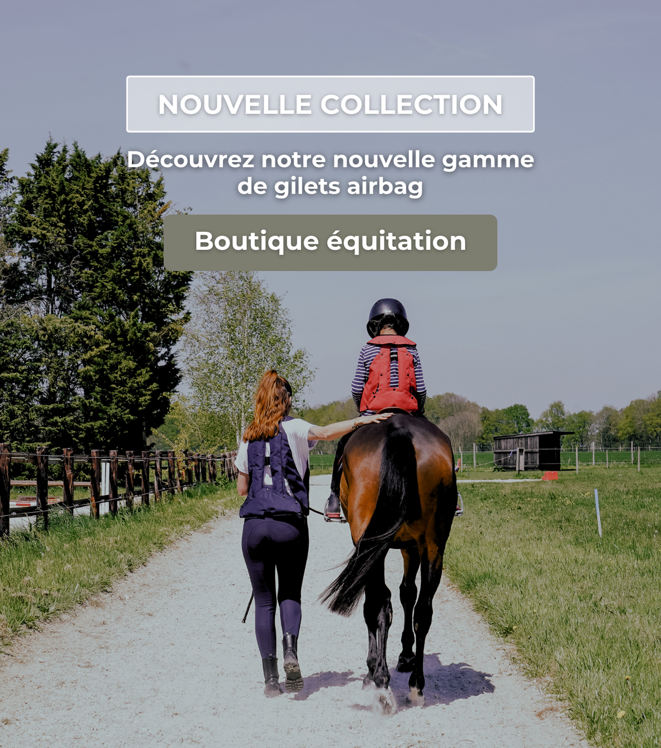 Gilet Airbag équitation Ouraye Hit Air x Harcour - Equestra